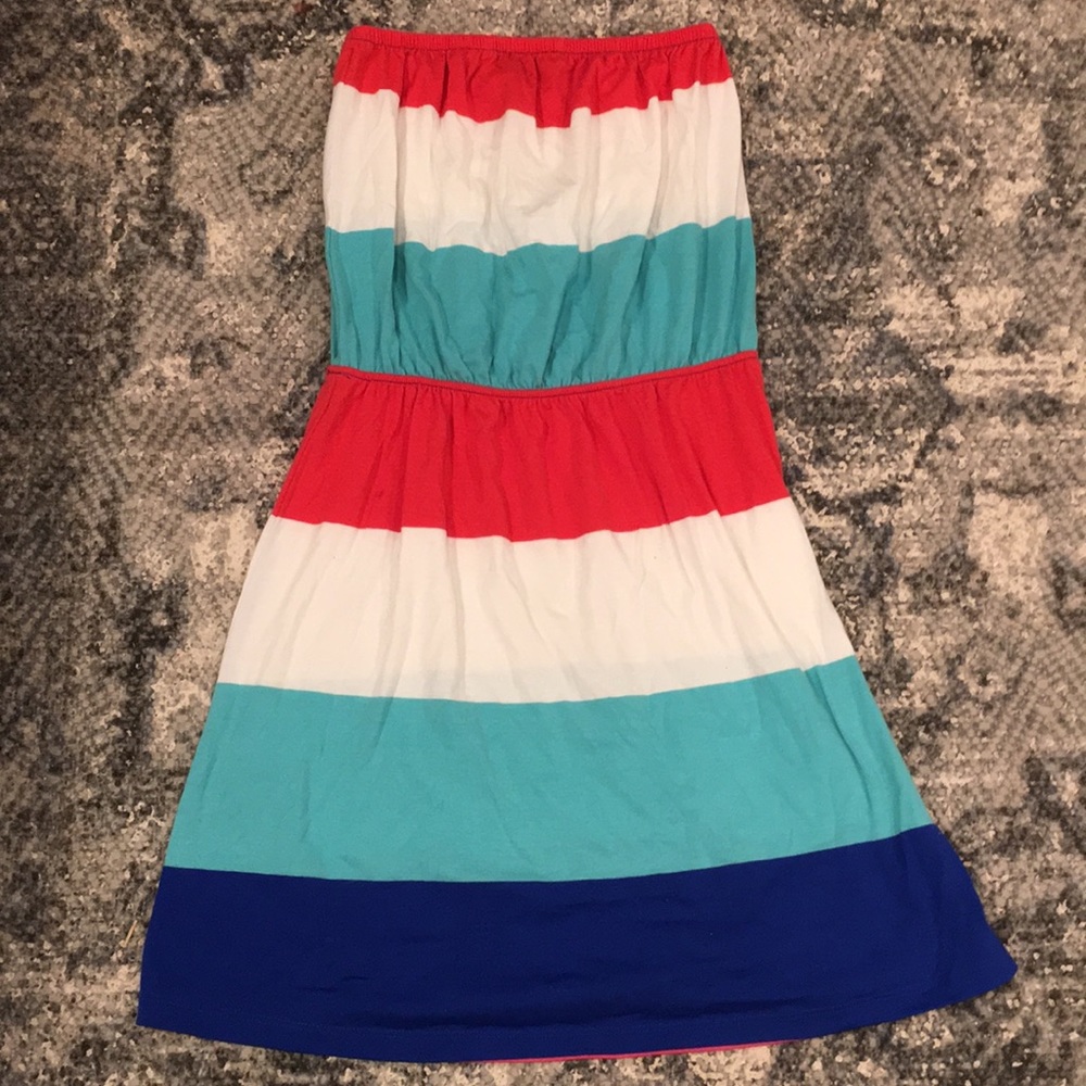 Cute striped multi colored dress